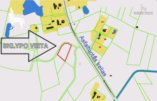 Parduodamas  sklypas Sudervės k., Vilniaus r. sav., 18 a ploto 5