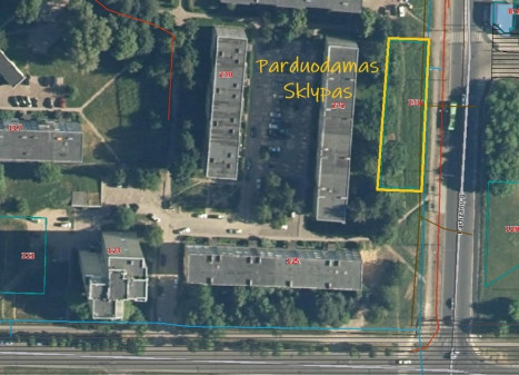 Parduodamas kitos paskirties sklypas Partizanų g., Dainava, Kauno m., Kauno m. sav., 9.21 a ploto