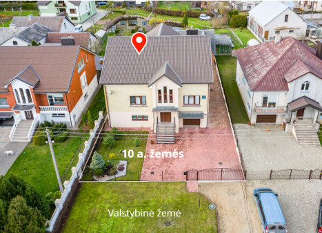 Parduodamas namas Jaunystės g., Vijolių k., Šiaulių r. sav., 339.8 m2 ploto, 2 aukštai