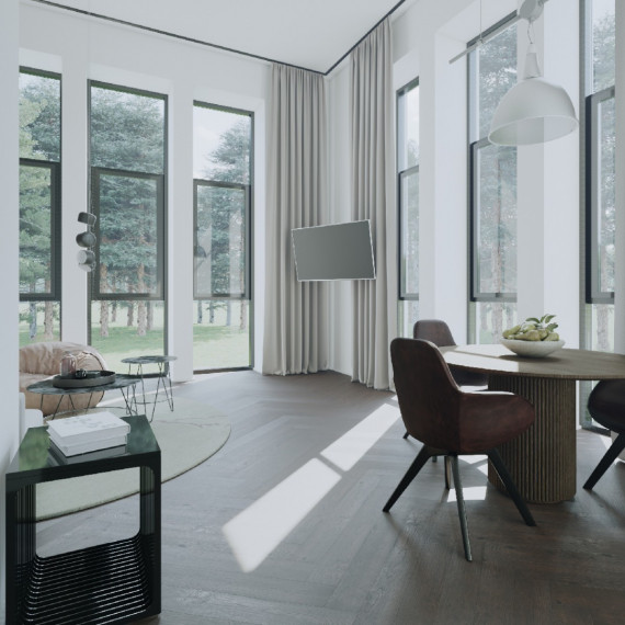 Parduodamas namas Liepų g., Linksmakalnio k., Kauno r. sav., 1250 m2 ploto, 3 aukštai 4