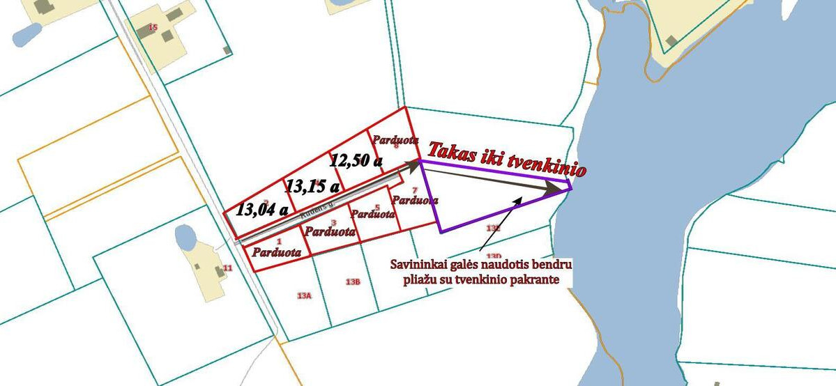 Parduodamas  sklypas Rudens g., Gavėnių k., Širvintų r. sav., 13.04 a ploto 3