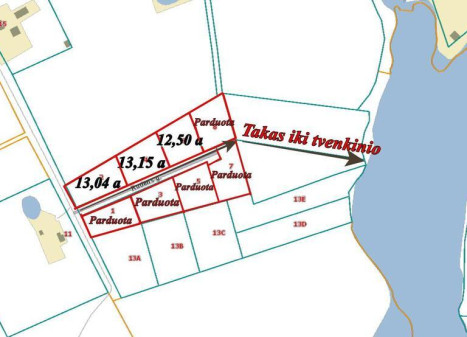 Parduodamas  sklypas Rudens g., Gavėnių k., Širvintų r. sav., 13.04 a ploto