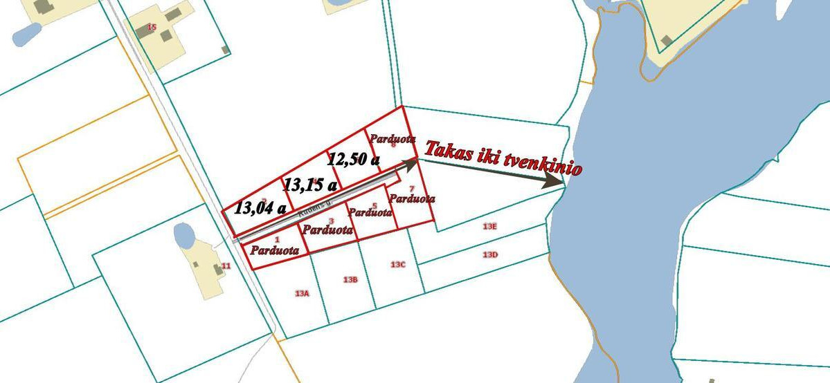 Parduodamas sklypas Rudens g., Gavėnių k., Širvintų r. sav., 13.04 a ploto 1