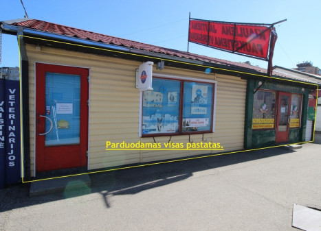 Parduodamos gamybinės, maitinimo, sandėliavimo patalpos Žemaičių pl., Šilainiai, Kauno m., Kauno m. sav., 80.36 m2 ploto