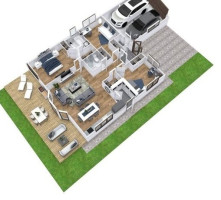 Parduodamas namas Akacijų g., Tauralaukis, Klaipėdos m., Klaipėdos m. sav., 145 m² ploto 4 kambariai 6