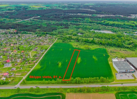 Parduodamas  sklypas Varkališkių k., Ukmergės r. sav., 81 a ploto