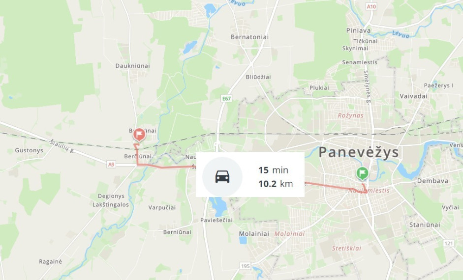 Parduodamas kitos paskirties sklypas Nevėžio g., Berčiūnų k., Panevėžio r. sav., 14 a ploto 8