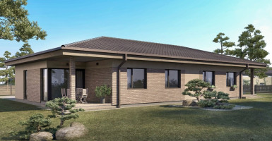 Parduodamas namas Didvyrių g., Raudondvario k., Kauno r. sav., 90.02 m2 ploto, 1 aukštai 2