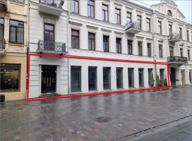 Nuomojamos administracinės, maitinimo, paslaugų, prekybos patalpos Vilniaus g., Senamiestis, Kauno m., Kauno m. sav., 196.45 m2 ploto 1