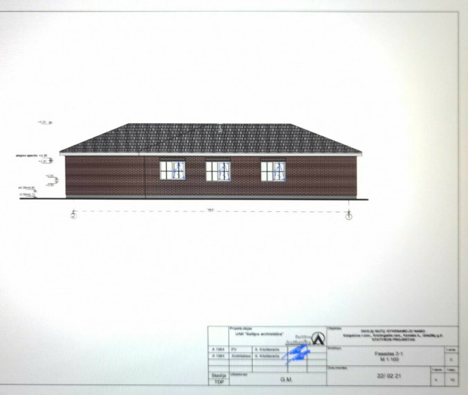 Parduodamas namas Kalotės k., Klaipėdos r. sav., 108 m2 ploto, 1 aukštai 4