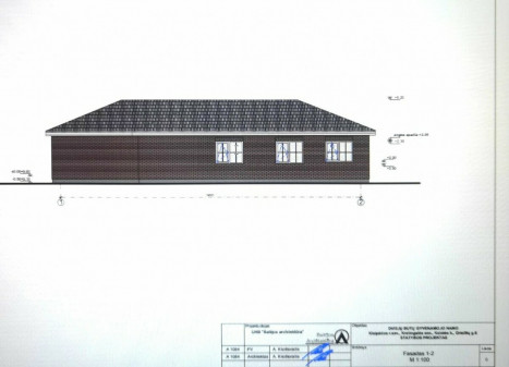 Parduodamas namas Kalotės k., Klaipėdos r. sav., 108 m2 ploto, 1 aukštai