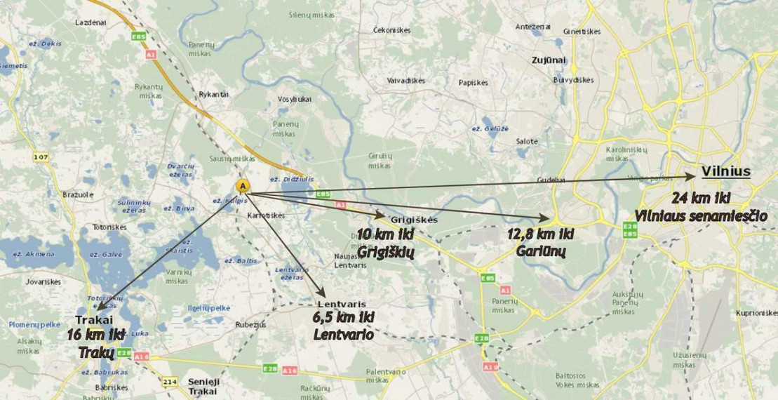 Parduodamas  sklypas Selioviškių k., Trakų r. sav., 323.96 a ploto 12