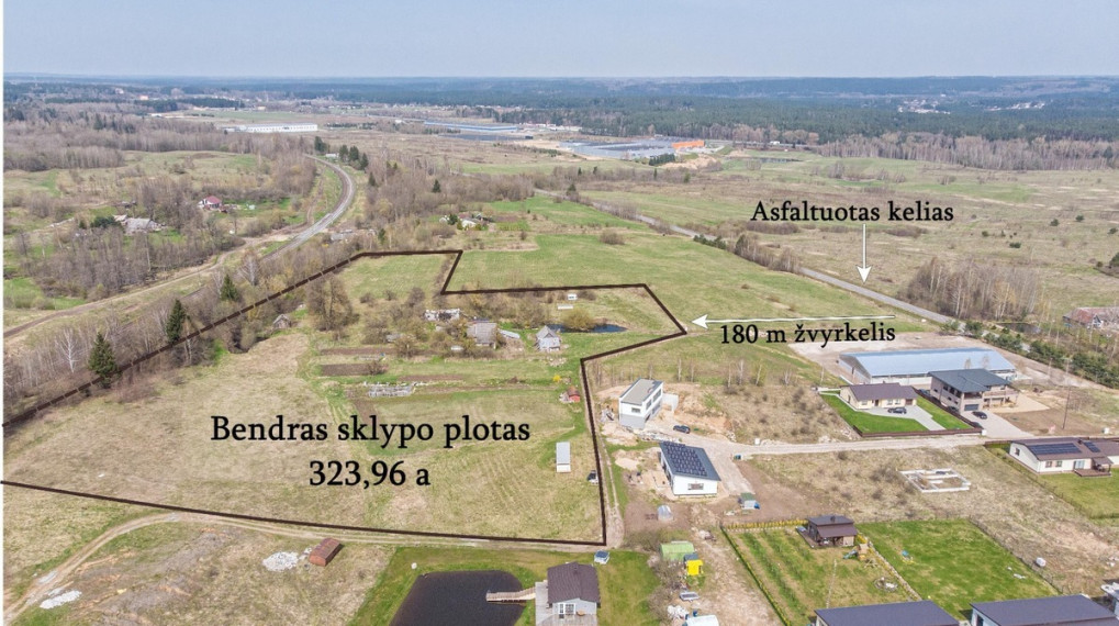 Parduodamas sklypas Selioviškių k., Trakų r. sav., 323.96 a ploto 1