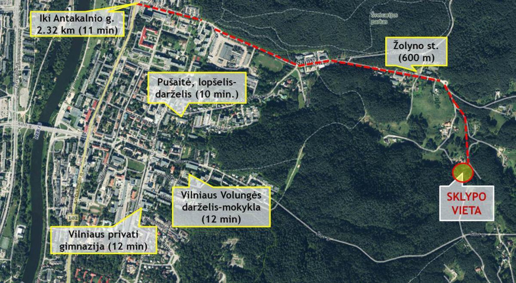 Parduodamas kitos paskirties sklypas Žolyno g., Antakalnis, Vilniaus m., Vilniaus m. sav., 20 a ploto 19