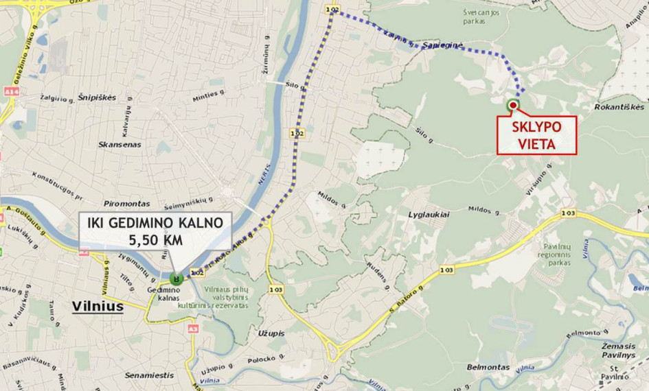 Parduodamas kitos paskirties sklypas Žolyno g., Antakalnis, Vilniaus m., Vilniaus m. sav., 20 a ploto 21