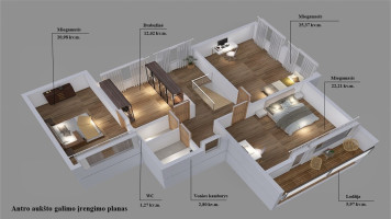 Parduodamas namas Beržų g., Švenčionėlių m., Švenčionių r. sav., 196.41 m2 ploto, 2 aukštai 16