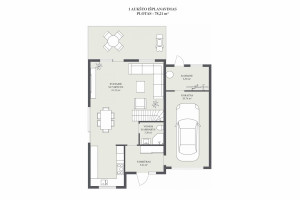 Parduodamas namas Didžiosios Riešės k., Vilniaus r. sav., 129.73 m2 ploto, 2 aukštai 7