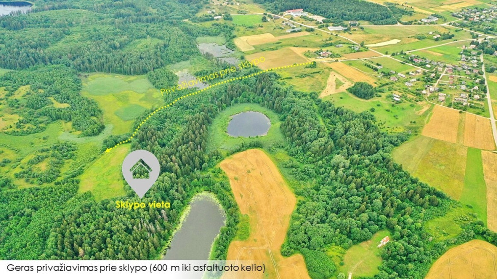 Parduodamas sklypas Punžionių k., Švenčionių r. sav., 301 a ploto 2