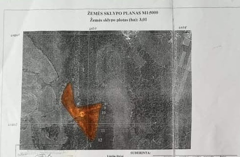 Parduodamas sklypas Punžionių k., Švenčionių r. sav., 301 a ploto 5