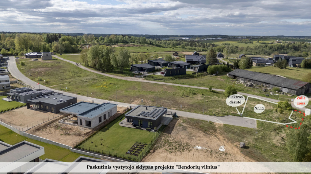 Parduodamas  sklypas Minties g., Bendorių k., Vilniaus r. sav., 10.75 a ploto 2