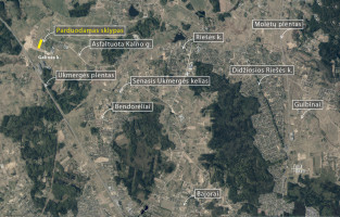 Parduodamas  sklypas Gandrų, Galinės k., Vilniaus r. sav., 180.85 a ploto 12