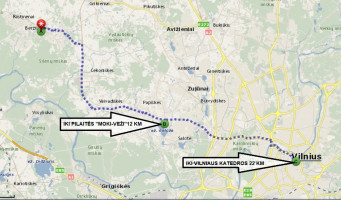 Parduodamas  sklypas Kaštonų g., Rastinėnų k., Vilniaus r. sav., 50 a ploto 14