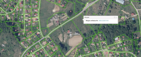 Parduodamas  sklypas Kaštonų g., Rastinėnų k., Vilniaus r. sav., 50 a ploto 16