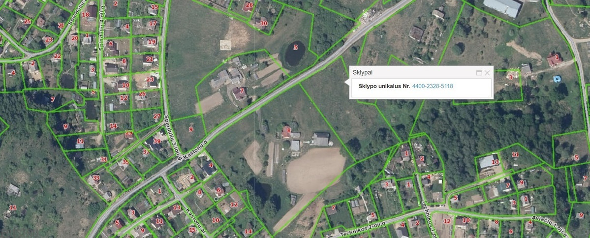 Parduodamas  sklypas Kaštonų g., Rastinėnų k., Vilniaus r. sav., 50 a ploto 16