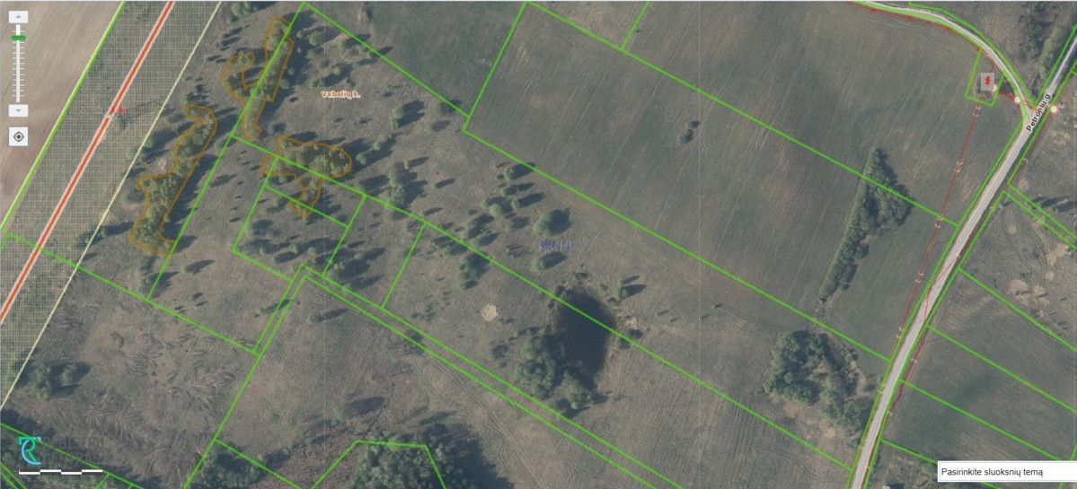 Parduodamas  sklypas Vabalių k., Vilniaus r. sav., 414 a ploto 9