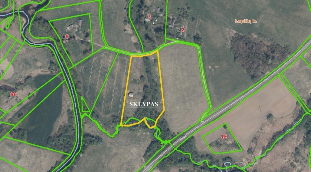 Parduodamas kitos paskirties sklypas Lapšių k., Širvintų r. sav., 188 a ploto 19