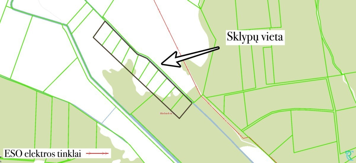 Parduodamas kitos paskirties sklypas Slabados k., Trakų r. sav., 58.3 a ploto 12