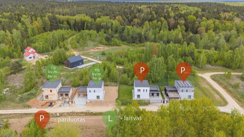 Parduodamas namas Eustachijaus Valavičiaus g., Balsiai, Vilniaus m., Vilniaus m. sav., 113 m2 ploto, 2 aukštai 3