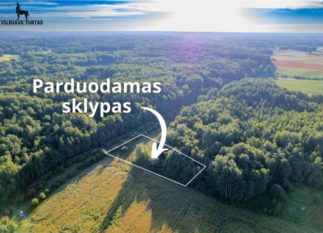 Parduodamas  sklypas Rudokų k., Vilniaus r. sav., 28 a ploto