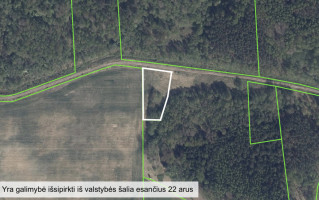 Parduodamas  sklypas Rudokų k., Vilniaus r. sav., 28 a ploto 7