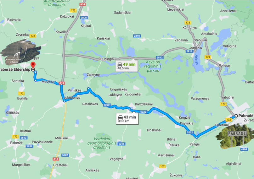 Parduodamas  sklypas Rudokų k., Vilniaus r. sav., 28 a ploto 13