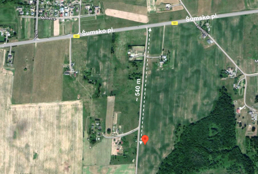 Parduodamas  sklypas Verbuškių k., Vilniaus r. sav., 61.35 a ploto 15
