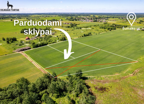 Parduodamas  sklypas Verbuškių k., Vilniaus r. sav., 61.35 a ploto