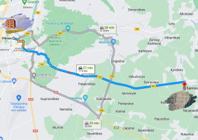 Parduodamas  sklypas Verbuškių k., Vilniaus r. sav., 61.35 a ploto 9