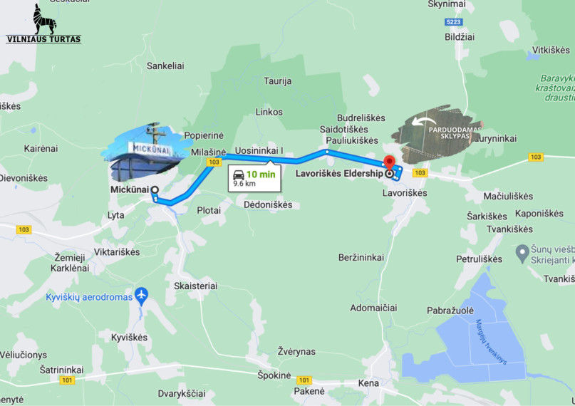 Parduodamas  sklypas Lavoriškių k., Vilniaus r. sav., 66.23 a ploto 16