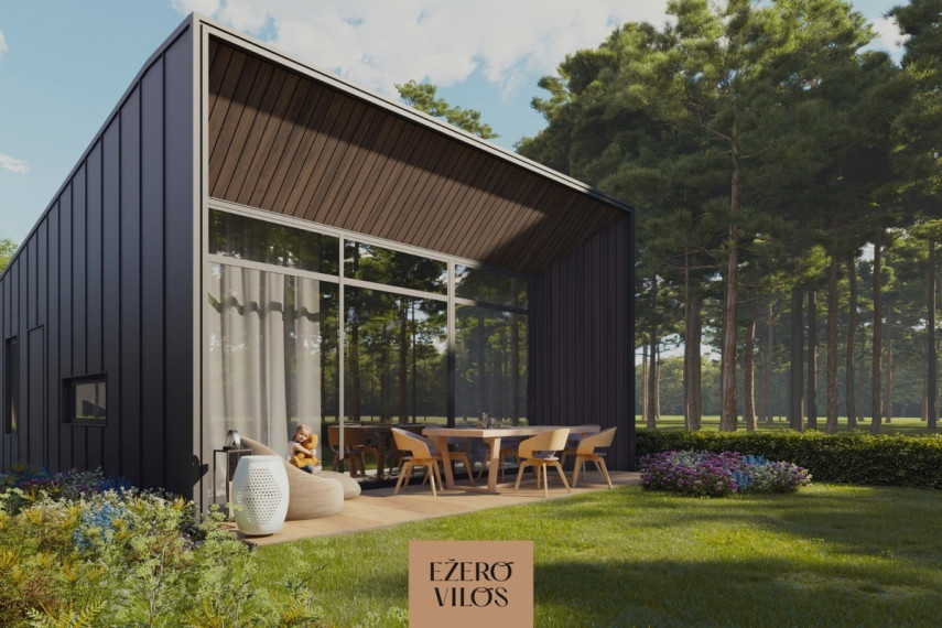 Parduodamas namas Sidaronių g., Pilaitė, Vilniaus m., Vilniaus m. sav., 64.31 m2 ploto, 1 aukštai 1