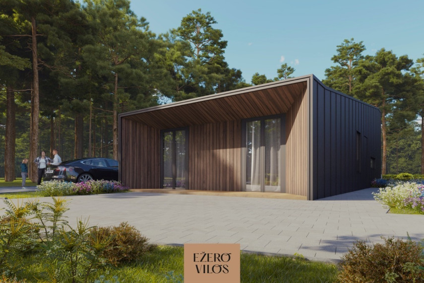 Parduodamas namas Sidaronių g., Pilaitė, Vilniaus m., Vilniaus m. sav., 64.31 m2 ploto, 1 aukštai 3