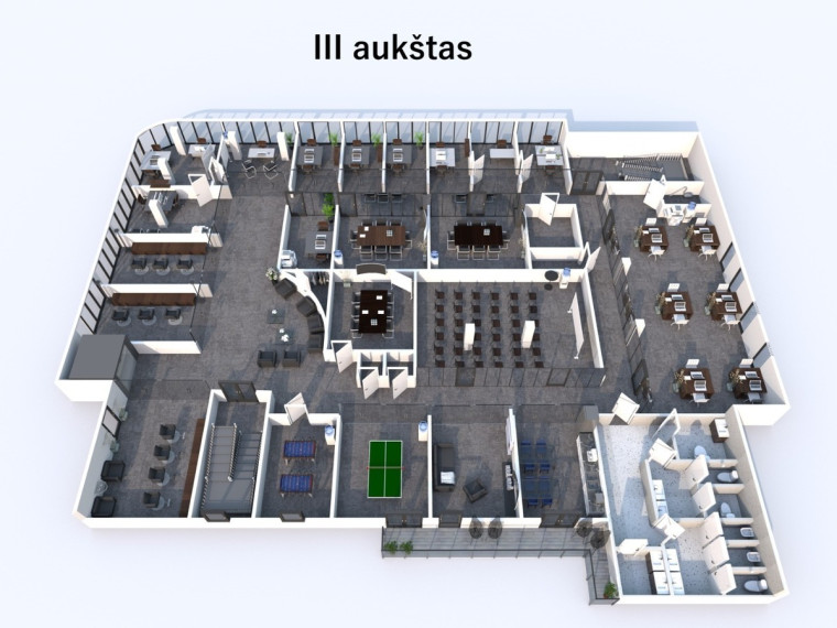 Nuomojamos administracinės, kitos paskirties, paslaugų, prekybos patalpos Dubysos g., Raseinių m., Raseinių r. sav., 1500 m2 ploto 4