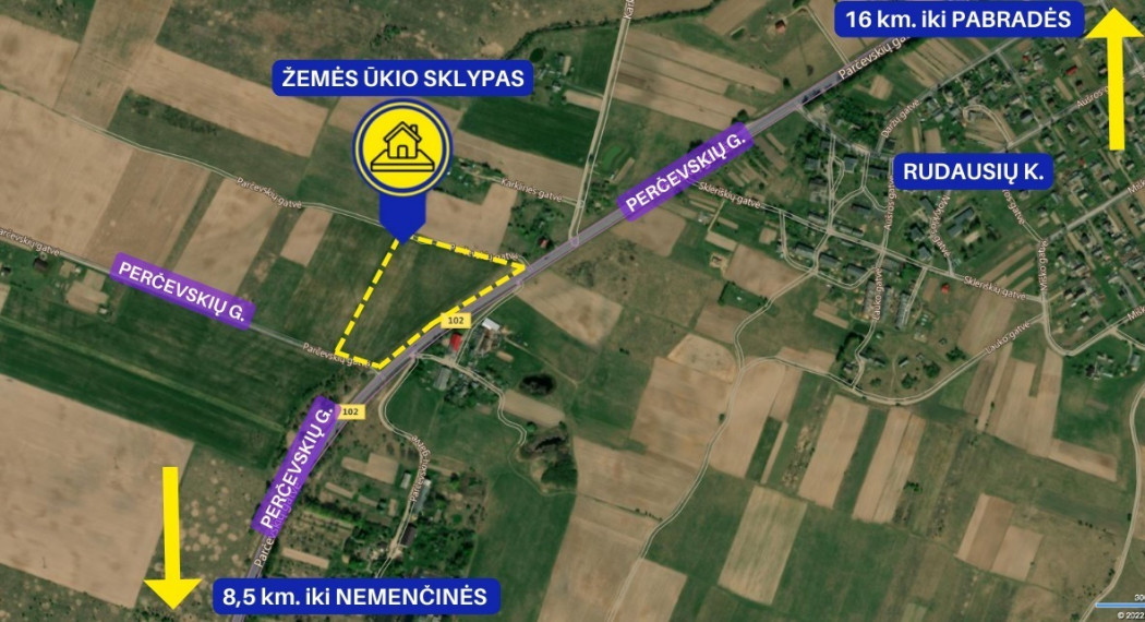 Parduodamas sklypas Pailgės k., Vilniaus r. sav., 210 a ploto 1