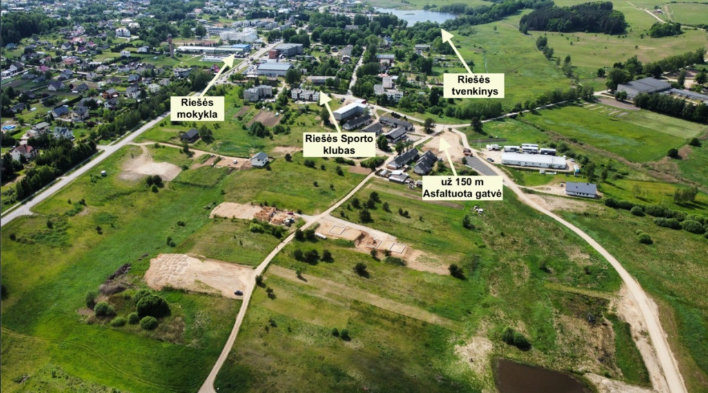 Parduodamas kitos paskirties sklypas Pergalės g., Riešės k., Vilniaus r. sav., 17.84 a ploto 3