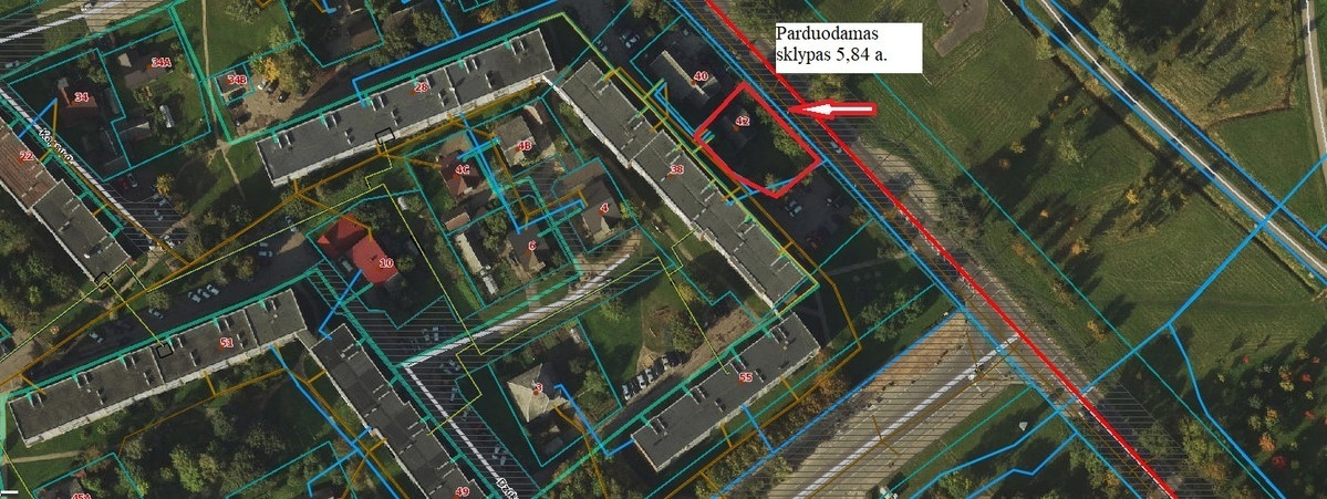 Parduodamas kitos paskirties sklypas Velžio kelias, Žemaičiai, Panevėžio m., Panevėžio m. sav., 5.84 a ploto 7