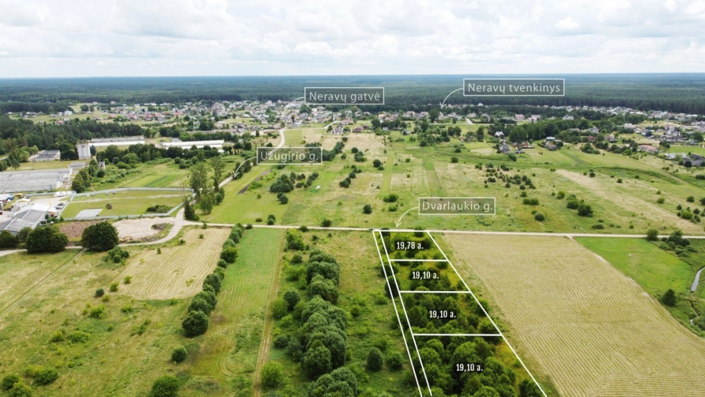 Parduodamas sklypas Dvarlaukio g., Neravų k., Druskininkų sav., 19.78 a ploto 2