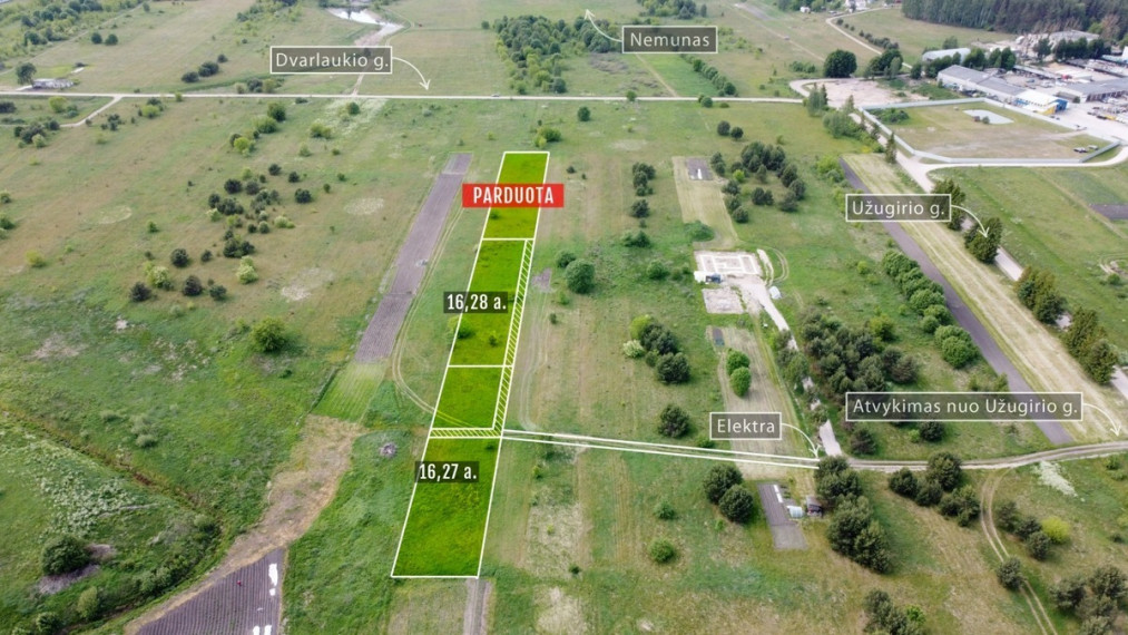 Parduodamas sklypas Užugirio g., Neravų k., Druskininkų sav., 16.27 a ploto 1