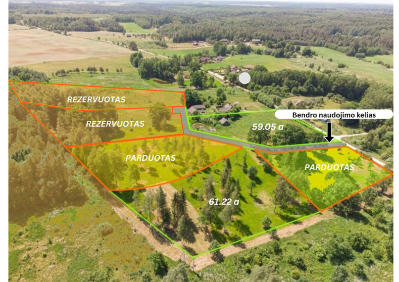 Parduodamas sklypas Julijanavos k., 59.05 a ploto 2