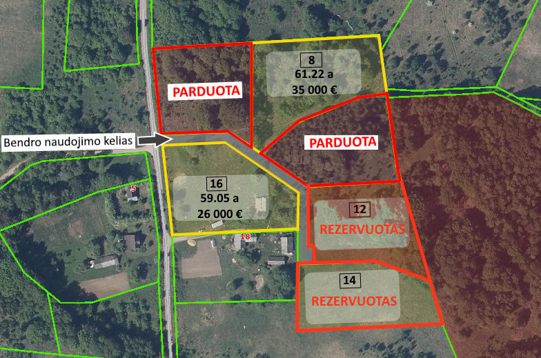 Parduodamas sklypas Julijanavos k., 59.05 a ploto 3