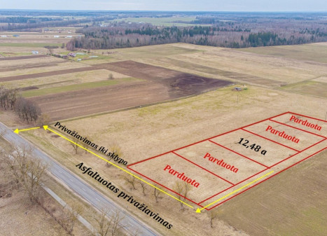 Parduodamas  sklypas Kabaldos k., Širvintų r. sav., 12.48 a ploto